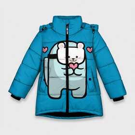 Зимняя куртка для девочек 3D с принтом Nyan Cat (Among Us) в Курске, ткань верха — 100% полиэстер; подклад — 100% полиэстер, утеплитель — 100% полиэстер. | длина ниже бедра, удлиненная спинка, воротник стойка и отстегивающийся капюшон. Есть боковые карманы с листочкой на кнопках, утяжки по низу изделия и внутренний карман на молнии. 

Предусмотрены светоотражающий принт на спинке, радужный светоотражающий элемент на пуллере молнии и на резинке для утяжки. | among | among us | cat | cats | crewmate | game | impistor | nyan | space | us | vote | выживший | игра | космос | кот | котейка | котэ | кошка | кэт | невиновный | нян | предатель | самозванец | сердечки | сердечко | сердца | сердце