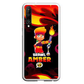 Чехол для Honor P30 с принтом BRAWL STARS AMBER. в Курске, Силикон | Область печати: задняя сторона чехла, без боковых панелей | 8 bit | amber | brawl stars | colette | crow | gale | leon | max | mecha | mecha crow | mr.p | sally leon | shark | tara | virus 8 bit | werewolf leon | акула | амбер | берли | бравл старс | ворон | коллет | макс | оборотень