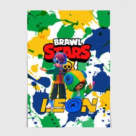 Постер с принтом BRAWL STARS LEON. в Курске, 100% бумага
 | бумага, плотность 150 мг. Матовая, но за счет высокого коэффициента гладкости имеет небольшой блеск и дает на свету блики, но в отличии от глянцевой бумаги не покрыта лаком | 8 bit | brawl stars | colette | crow | gale | leon | max | mecha | mecha crow | mr.p | sally leon | shark | tara | virus 8 bit | werewolf leon | акула | берли | бравл старс | ворон | коллет | макс | оборотень