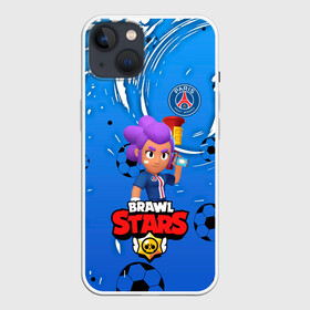 Чехол для iPhone 13 с принтом BRAWL STARS SHELLY  PSG. в Курске,  |  | 8 bit | amber | brawl stars | crow | gale | leon | max | mecha | mecha crow | mr.p | psg | sally leon | shark | shelly | tara | virus 8 bit | werewolf leon | акула | амбер | берли | бравл старс | ворон | макс | оборотень | псж | шелли