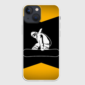 Чехол для iPhone 13 mini с принтом Сноубордист в Курске,  |  | Тематика изображения на принте: snowboard | snowboarding | горные лыжи | прыжок | сноуборд | сноубординг | сноубордист | экстрим