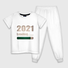 Детская пижама хлопок с принтом 2021 - Загрузка в Курске, 100% хлопок |  брюки и футболка прямого кроя, без карманов, на брюках мягкая резинка на поясе и по низу штанин
 | 