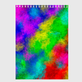 Скетчбук с принтом Multicolored в Курске, 100% бумага
 | 48 листов, плотность листов — 100 г/м2, плотность картонной обложки — 250 г/м2. Листы скреплены сверху удобной пружинной спиралью | abstract | colorful | holi | neon | pattern | rainbow | texture | абстракция | граффити | дым | искусство | кислота | кислотный | краска | красочный | микс | неоновый | облака | радуга | радужный | текстура | туман | узор | холи