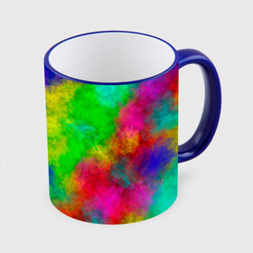 Кружка с принтом Multicolored в Курске, керамика | ёмкость 330 мл | abstract | colorful | holi | neon | pattern | rainbow | texture | абстракция | граффити | дым | искусство | кислота | кислотный | краска | красочный | микс | неоновый | облака | радуга | радужный | текстура | туман | узор | холи