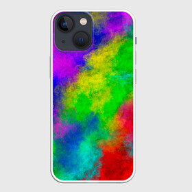 Чехол для iPhone 13 mini с принтом Multicolored в Курске,  |  | abstract | colorful | holi | neon | pattern | rainbow | texture | абстракция | граффити | дым | искусство | кислота | кислотный | краска | красочный | микс | неоновый | облака | радуга | радужный | текстура | туман | узор | холи