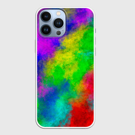 Чехол для iPhone 13 Pro Max с принтом Multicolored в Курске,  |  | Тематика изображения на принте: abstract | colorful | holi | neon | pattern | rainbow | texture | абстракция | граффити | дым | искусство | кислота | кислотный | краска | красочный | микс | неоновый | облака | радуга | радужный | текстура | туман | узор | холи