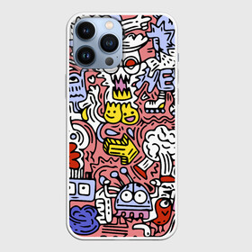 Чехол для iPhone 13 Pro Max с принтом Tosh в Курске,  |  | Тематика изображения на принте: color | hipster | pattern | pop art | tosh | ерунда | поп арт | узор | хипстер | цвет