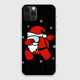 Чехол для iPhone 12 Pro с принтом Santa Claus (Among Us) в Курске, силикон | область печати: задняя сторона чехла, без боковых панелей | 2021 | 21 | 2k21 | among | among us | christmas | crewmate | game | impistor | new | santa | snow | space | us | vote | year | выживший | год | дед | игра | клаус | космос | мороз | невиновный | новый | предатель | рождество | самозванец | сант