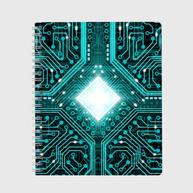 Тетрадь с принтом Схема в Курске, 100% бумага | 48 листов, плотность листов — 60 г/м2, плотность картонной обложки — 250 г/м2. Листы скреплены сбоку удобной пружинной спиралью. Уголки страниц и обложки скругленные. Цвет линий — светло-серый
 | background | board | chip | circuit | processor | texture | плата | процессор | схема | текстура | фон | чип