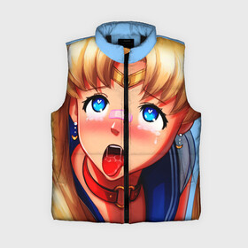 Женский жилет утепленный 3D с принтом SAILOR MOON AHEGAO в Курске,  |  | ahegao | anime | sailor moon | sailor moon ahegao | аниме | ахегао | сейлор мун | сейлор мун ахегао | сэйлор мун