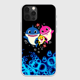 Чехол для iPhone 12 Pro с принтом Baby Shark в Курске, силикон | область печати: задняя сторона чехла, без боковых панелей | anime | baby shark dance | kawaii | акулы | волны | дельфин | детям | каваи | корейские | лагуна | малышам | малыши | мемы | море | морские | морские звезды | мультяшный | океан | песенка про акулу | песня | под водой