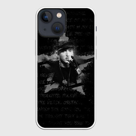 Чехол для iPhone 13 mini с принтом Eminem в звезде в Курске,  |  | Тематика изображения на принте: eminem | eminm | marshall bruce mathers iii | slim shady | маршалл брюс мэтерс iii | рэпер | слим шейди | эминем