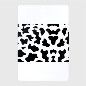 Магнитный плакат 2Х3 с принтом Му-му в Курске, Полимерный материал с магнитным слоем | 6 деталей размером 9*9 см | Тематика изображения на принте: абстракция | бык | кожа коровы | корова | му му | пятна | черно белое | черно белые пятна