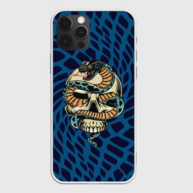 Чехол для iPhone 12 Pro Max с принтом Snake&Skull в Курске, Силикон |  | fangs | jaw | orbits | skull | snake | sting | teeth | глазницы | жало | змея | зубы | клыки | пасть | череп