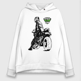 Женское худи Oversize хлопок с принтом Kawasaki Ninja Cup в Курске, френч-терри — 70% хлопок, 30% полиэстер. Мягкий теплый начес внутри —100% хлопок | боковые карманы, эластичные манжеты и нижняя кромка, капюшон на магнитной кнопке | cup | engine | girl | helmet | motorcycle | power | двигатель | девушка | кубок | мотоцикл | мощь | шлем