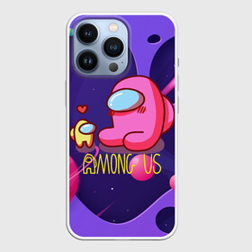 Чехол для iPhone 13 Pro с принтом Among Us Love в Курске,  |  | among | among us | game | steam | амонг | амонг юс | амонк | в космосе | игра | космонавт | космонафт | космос | мафия | пират | предатель | предатель среди нас | среди нас | человечки | эймонг | эмонг