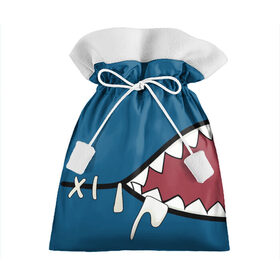 Подарочный 3D мешок с принтом Акула gawr gura в Курске, 100% полиэстер | Размер: 29*39 см | baby shark | gawr gura | акула | акуленок | акулы | с акулами | с акулой | челюсти