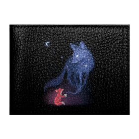 Обложка для студенческого билета с принтом Лиса и ее дух в Курске, натуральная кожа | Размер: 11*8 см; Печать на всей внешней стороне | fox | moon | stars | дух | звезды | лес | леса | лиса | лиса и лес | лисичка | лисичка в лесу | лисички в космосе | лисы | луна | небо | ночное небо | с лисами | темнота