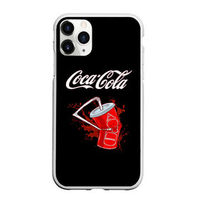 Чехол для iPhone 11 Pro матовый с принтом Coca Cola в Курске, Силикон |  | Тематика изображения на принте: coca cola | газировка | кола | лето | лимонад | свежесть | стакан
