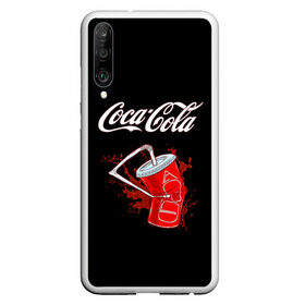 Чехол для Honor P30 с принтом Coca Cola в Курске, Силикон | Область печати: задняя сторона чехла, без боковых панелей | coca cola | газировка | кола | лето | лимонад | свежесть | стакан