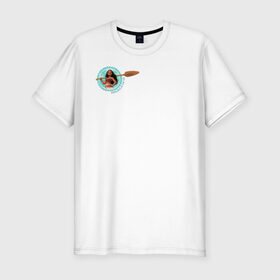 Мужская футболка хлопок Slim с принтом Daughter of the Sea в Курске, 92% хлопок, 8% лайкра | приталенный силуэт, круглый вырез ворота, длина до линии бедра, короткий рукав | moana | vdzajul