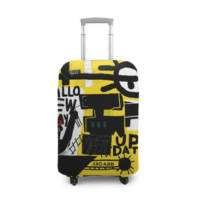 Чехол для чемодана 3D с принтом абстракция в Курске, 86% полиэфир, 14% спандекс | двустороннее нанесение принта, прорези для ручек и колес | 2020 | абстракция | граффити | стиль | тренд | уличный стиль | урбан
