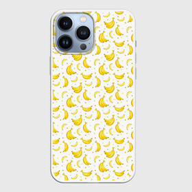 Чехол для iPhone 13 Pro Max с принтом Банановый рай в Курске,  |  | bananas | circle | fruit | pattern | бананы | кружок | узор | фрукт