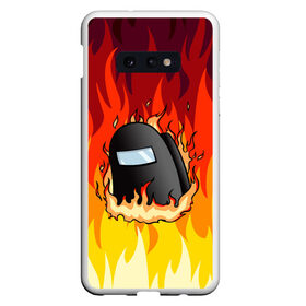 Чехол для Samsung S10E с принтом Among Us Fire (Z) в Курске, Силикон | Область печати: задняя сторона чехла, без боковых панелей | among us | among us 2 | amongus | fortegreen | impostor | innersloth | medbay | аманг ас | амонгас | амонгус | джейсон вурхиз | импостор | клан шляпок | предатель | самозванец | среди нас | стэн пайнс