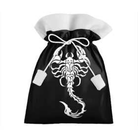 Подарочный 3D мешок с принтом Скорпион в Курске, 100% полиэстер | Размер: 29*39 см | знак зодиака | природа. | ракообразные | скорпион | ядовитые существа