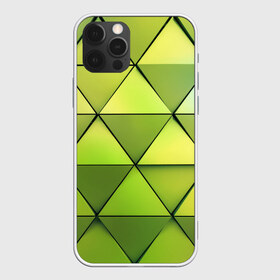 Чехол для iPhone 12 Pro Max с принтом Зелёные треугольники в Курске, Силикон |  | геометрия | зелёный | текстура | треугольники | фигуры