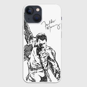 Чехол для iPhone 13 mini с принтом Freddie Mercury в Курске,  |  | freddie mercury | queen | автограф | квин | фредди меркьюри