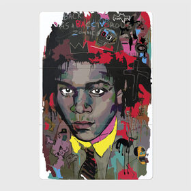 Магнитный плакат 2Х3 с принтом Jean Michel Basquiat в Курске, Полимерный материал с магнитным слоем | 6 деталей размером 9*9 см | art | eyes | guy | jean michel basquiat | глаза | жан мишель баския | искусство | парень