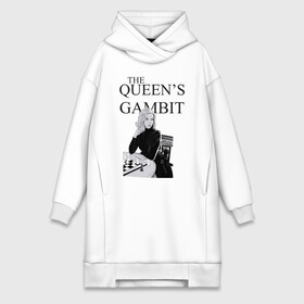 Платье-худи хлопок с принтом the queens gambit в Курске,  |  | the queens gambit | нетфликс | сериал | ход королевы