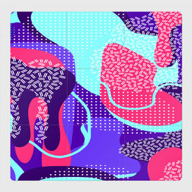 Магнитный плакат 3Х3 с принтом red forest в Курске, Полимерный материал с магнитным слоем | 9 деталей размером 9*9 см | Тематика изображения на принте: абстракция | минимализм | орнаменты | текстуры | узоры