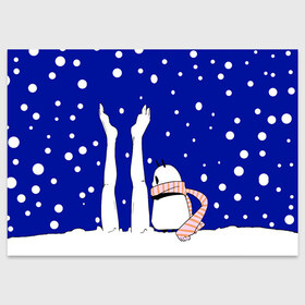 Поздравительная открытка с принтом Новогодние ноги и панда в Курске, 100% бумага | плотность бумаги 280 г/м2, матовая, на обратной стороне линовка и место для марки
 | 