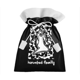Подарочный 3D мешок с принтом Haunted Family / Kizaru в Курске, 100% полиэстер | Размер: 29*39 см | born to trap | ghost | haunted family | кизару | хорошая работа олег