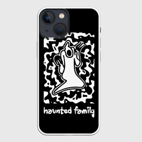 Чехол для iPhone 13 mini с принтом Haunted Family   Kizaru в Курске,  |  | born to trap | ghost | haunted family | кизару | хорошая работа олег