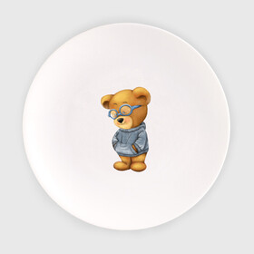 Тарелка с принтом Стеснительный мишка в Курске, фарфор | диаметр - 210 мм
диаметр для нанесения принта - 120 мм | игрушка | коричневый | мальчик | медвежонок | очки | свитер | серый | синий