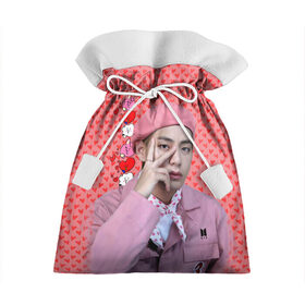 Подарочный 3D мешок с принтом BTS. Ким Тэ Хён в Курске, 100% полиэстер | Размер: 29*39 см | bts | бтс | ким тэ хён k pop | корейская группа | мальчиковая группа | молодежная группа | музыка | поп группа