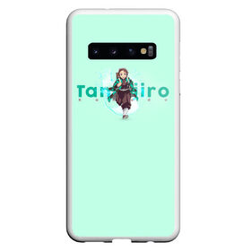 Чехол для Samsung Galaxy S10 с принтом Tanjiro Kamado в Курске, Силикон | Область печати: задняя сторона чехла, без боковых панелей | Тематика изображения на принте: kimetsu no yaiba | nezuko | tanjiro kamado | zenitsu agatsuma | камадо | клинок рассекающий демонов | незуко | танджиро камадо