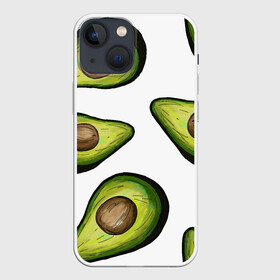 Чехол для iPhone 13 mini с принтом Авокадо в Курске,  |  | avocado | fruit | авокадо | овощ | фрукт