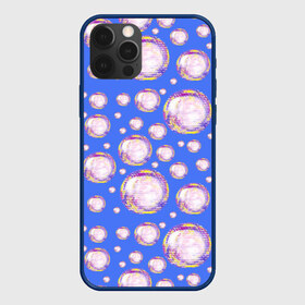 Чехол для iPhone 12 Pro Max с принтом Мыльные пузыри в Курске, Силикон |  | вода | лето | мыло | мыльная пена | пена | пузыри | синий | фиолетовый | шампунь