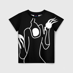 Детская футболка 3D с принтом Haunted Family в Курске, 100% гипоаллергенный полиэфир | прямой крой, круглый вырез горловины, длина до линии бедер, чуть спущенное плечо, ткань немного тянется | haunted family | kizaru | rap | кизару | рэп | хип хоп