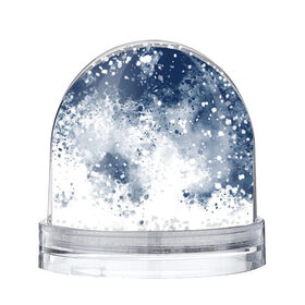 Снежный шар с принтом Чернильные капли в Курске, Пластик | Изображение внутри шара печатается на глянцевой фотобумаге с двух сторон | drops | gradient | ink | neon | stains | градиент | капли | неон | разводы | чернила