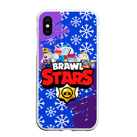 Чехол для iPhone XS Max матовый с принтом BRAWL STARS LOU в Курске, Силикон | Область печати: задняя сторона чехла, без боковых панелей | 8 bit | amber | brawl stars | crow | gale | leon | lou | max | mecha | mecha crow | mr.p | sally leon | shark | shelly | tara | virus 8 bit | werewolf leon | акула | амбер | берли | бравл старс | ворон | лу | макс | оборотень