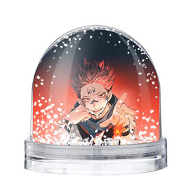 Снежный шар с принтом Магическая битва в Курске, Пластик | Изображение внутри шара печатается на глянцевой фотобумаге с двух сторон | jujutsu kaisen | аниме | магическая битва | манга