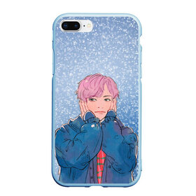 Чехол для iPhone 7Plus/8 Plus матовый с принтом JIMIN SPRING DAY в Курске, Силикон | Область печати: задняя сторона чехла, без боковых панелей | Тематика изображения на принте: bt21 | bts | hoseok | jhope | jimin | jin | jungkook | namjoon | rm | taehyung | v | бантан | бт21 | бтс | весна | ви | голубая | джей хоуп | джин | зима | намджун | новый год | рм | снег | снежинки | спринг дэй | тэхен | хосок | чимин | чонгук 