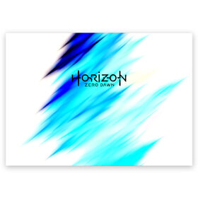 Поздравительная открытка с принтом HORIZON ZERO DAWN (S) в Курске, 100% бумага | плотность бумаги 280 г/м2, матовая, на обратной стороне линовка и место для марки
 | aloy | antasy girl | art | artwork | digital art | fantasy | horizon | horizon: zero dawn | landscape | tallneck | warrior fantasy | weapon | zero dawn