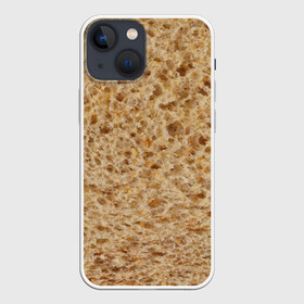 Чехол для iPhone 13 mini с принтом Хлеб в Курске,  |  | Тематика изображения на принте: 2020 | 2021 | еда | лаваш | плед | подарок | приколы | текстура | футболка | хлеб