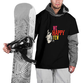 Накидка на куртку 3D с принтом We Happy few в Курске, 100% полиэстер |  | we happy few | компьютерная игра | мы счастливы | приключения | симулятор | триллер